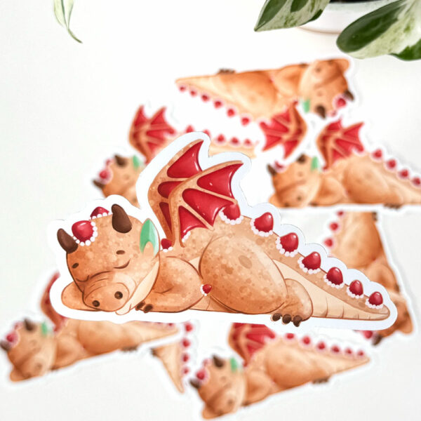Berry Shortwing Dragon Sticker