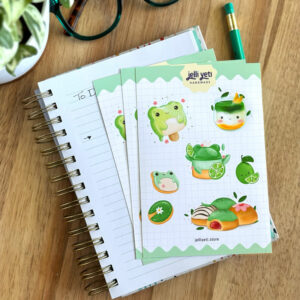 Green Fruit & Dessert Sticker Sheet