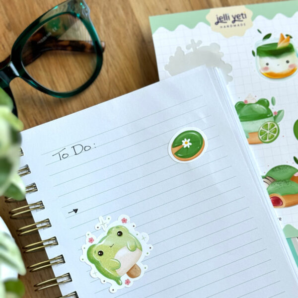 Green Fruit & Dessert Sticker Sheet - Image 2