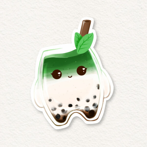 Cute Boba Milk Tea Stickers - Image 8