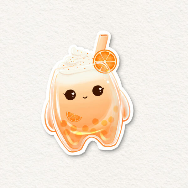 Cute Boba Milk Tea Stickers - Image 7