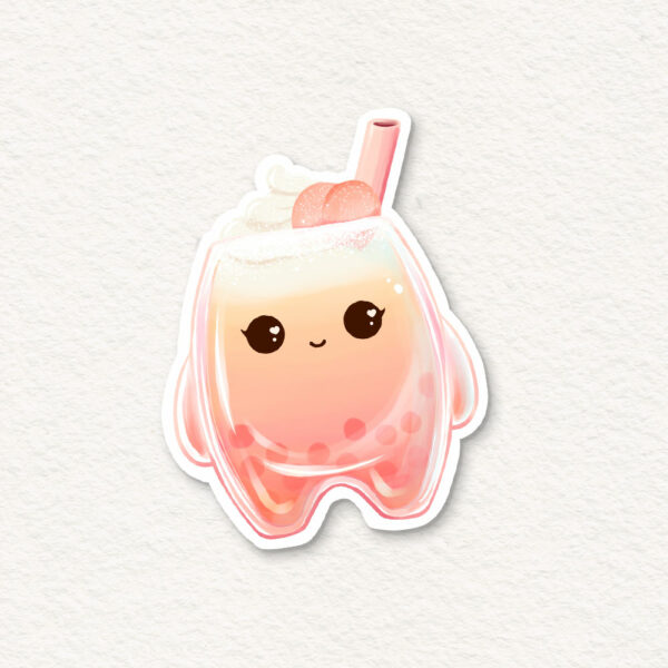 Cute Boba Milk Tea Stickers - Image 6
