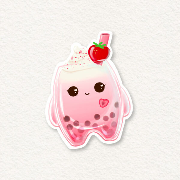 Cute Boba Milk Tea Stickers - Image 5