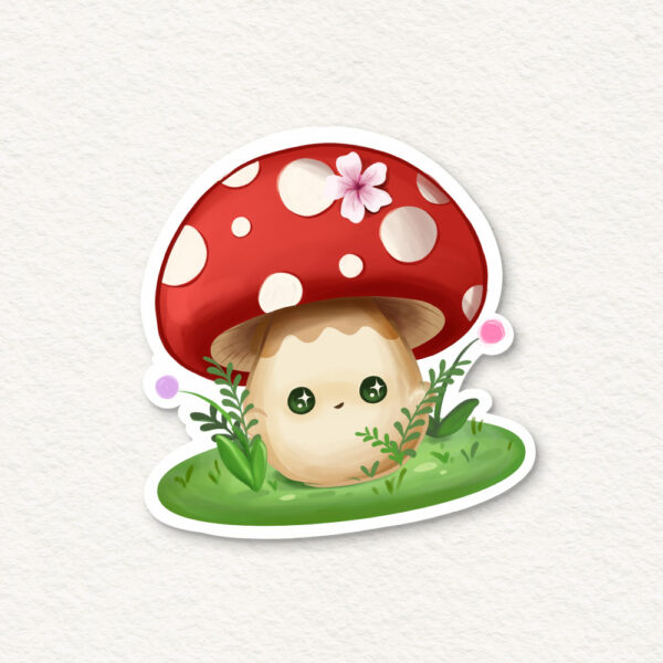 Suki 'shroom Sticker - Image 3