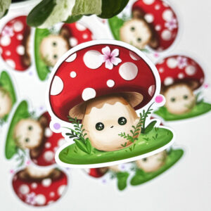 Suki 'shroom Sticker