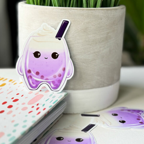 Cute Boba Milk Tea Stickers - Image 3