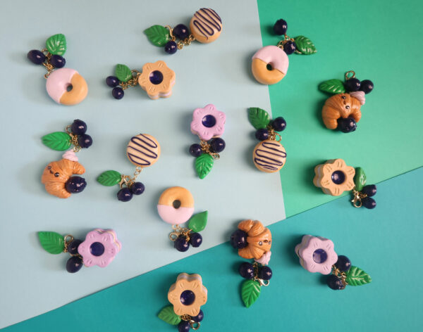 Blueberry Jelli Donut Charm - Image 3