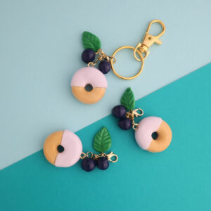 Blueberry Glazed Ring Donut