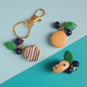 Blueberry Jelli Donut Charm