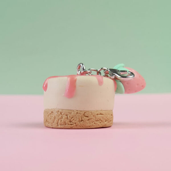 Strawberry Mini Cheesecake Charm - Image 4