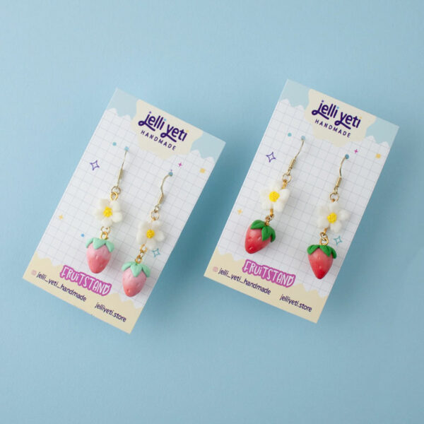 Blossoms & Strawberry Dangles - Image 4