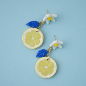 Citrus Slice & Blossom Dangles
