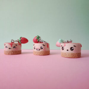 Strawberry Mini Cheesecake Charm